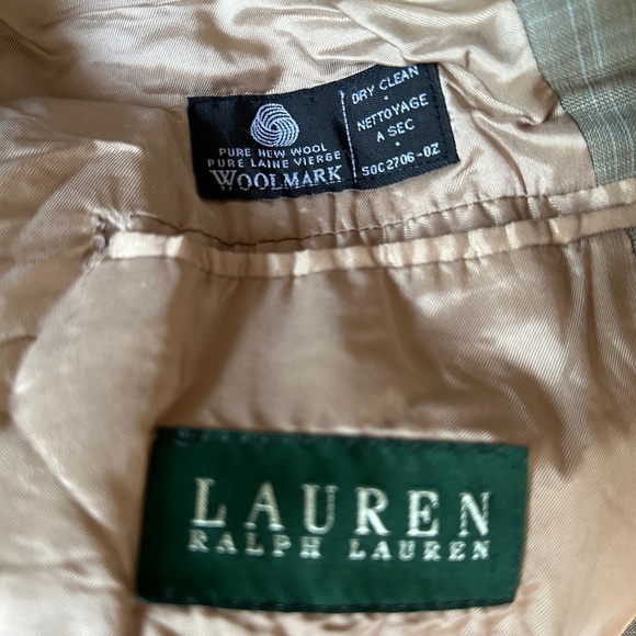 **RALPH LAUREN* Men's Pure New Wool Blazer Suit Jacket - Picture 6 of 7